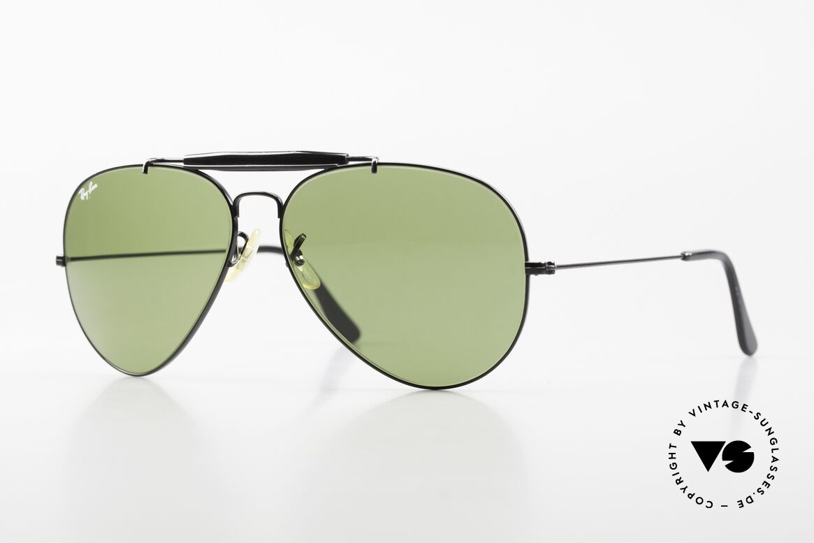 Ray Ban Outdoorsman II USA Shades 80's Aviator, the classic Ray Ban USA sunglasses par excellence, Made for Men