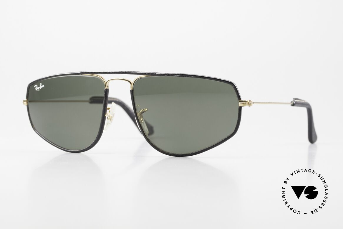 Ray Ban Fashion Metal 3 Limited Leather Edition 80s, vintage frame of the Fashion Metal Collection, Made for Men and Women