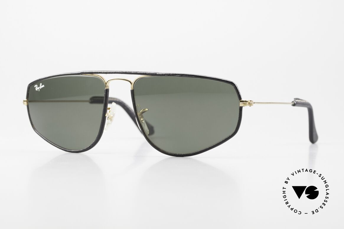 Ray Ban Fashion Metal 3 Limited Leather Edition 80s, vintage frame of the Fashion Metal Collection, Made for Men and Women