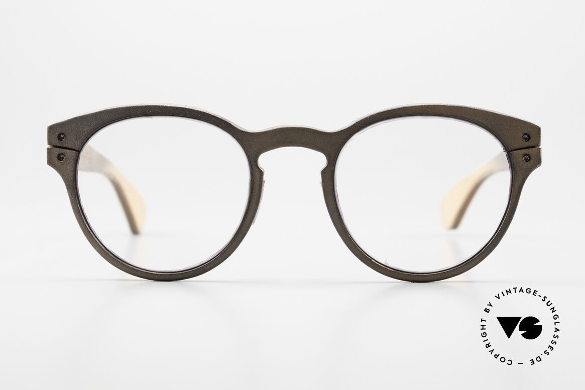 Lucas de Stael Minotaure Ray 03 Leather Frame Panto Style, LUCAS de STAËL, Minotaure Ray03, size 45/22, col. 08, Made for Men and Women