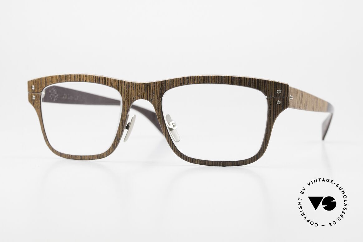 Lucas de Stael Nemus 22 Wood + Genuine Cow Leather, LUCAS de STAËL, Nemus N22, in size 49/21, color 016, Made for Men