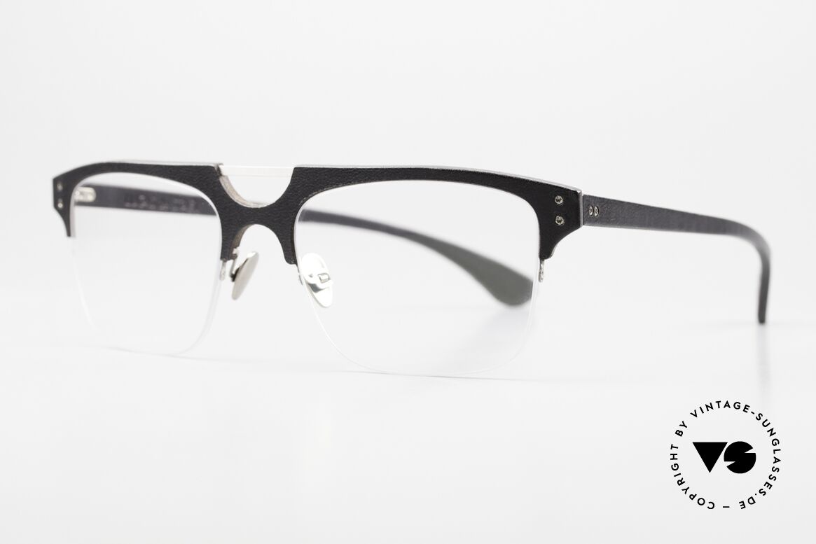Lucas de Stael Minotaure Thin 15 Glasses With Leather Cover, NYLOR model with leather cover (connoisseur glasses), Made for Men