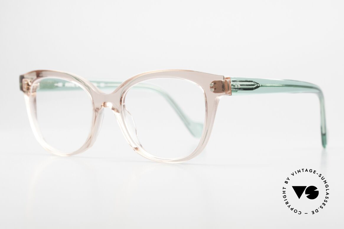Anne Et Valentin Carrington Pink Turquois Translucid, the couple Anne (artist) and Valentin (optician), Made for Women