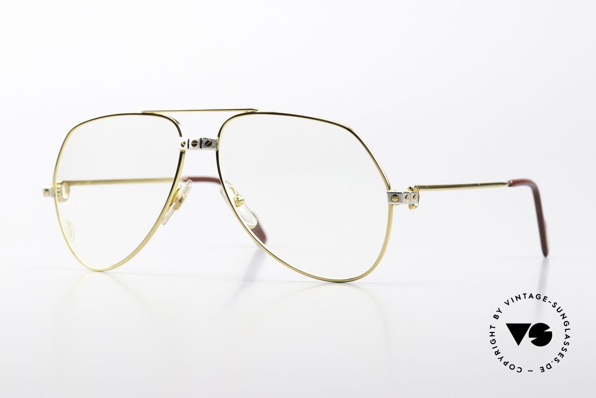 Cartier Vendome Santos - M Old Original From 1983, Vendome = the most famous eyewear design by CARTIER, Made for Men