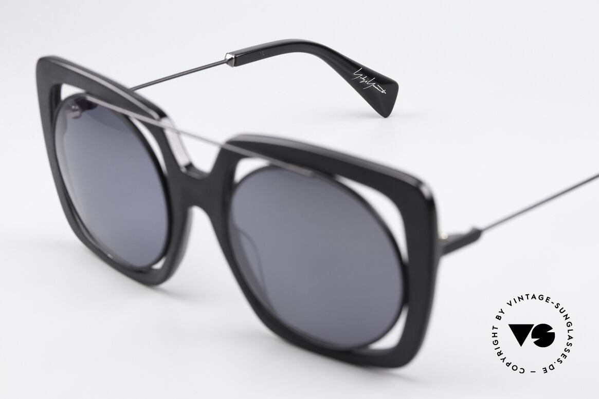 Yohji Yamamoto YY7009 Oversized Shades Avantgarde, unworn ladies model from 2017; true eye-catcher, Made for Women