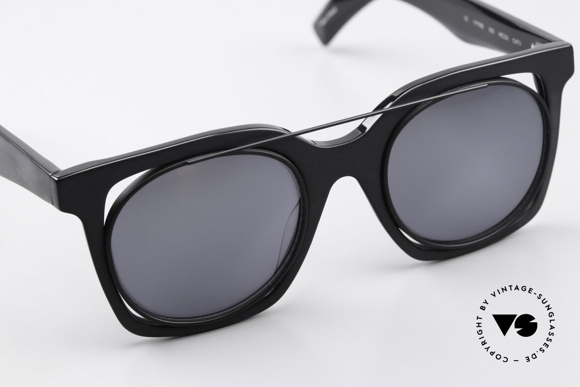 Yohji Yamamoto YY7008 Sun Lenses Matt Mirrored, unworn ladies model from 2017; true eye-catcher, Made for Women