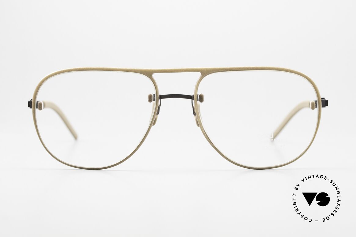 Götti Perspective Bold03 Innovative Aviator Eyewear, brilliant men's specs; aviator shape & minimalist, Made for Men