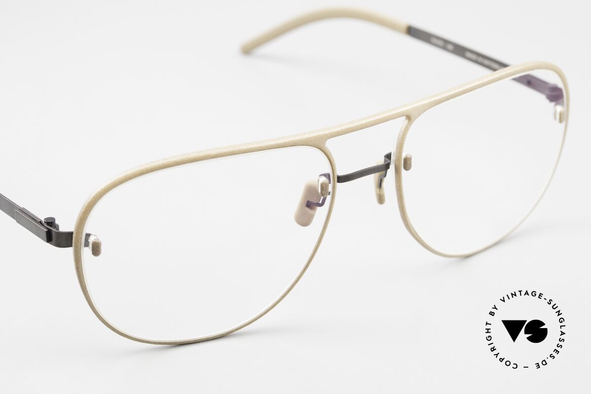 Götti Perspective Bold03 Innovative Aviator Eyewear, unworn designer piece from 2019, with hard case, Made for Men