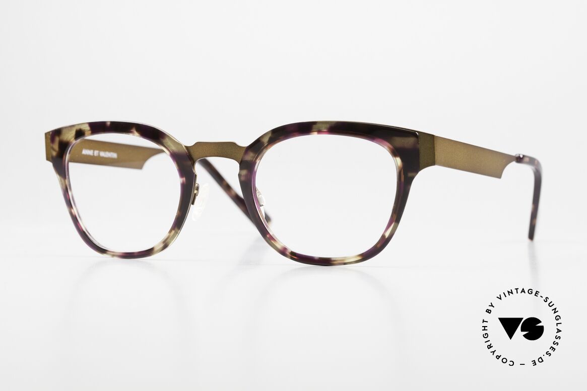 Anne Et Valentin Francesca Material Combination Specs, Anne&Valentin glasses, Francesca, U155, 47/24, Made for Women