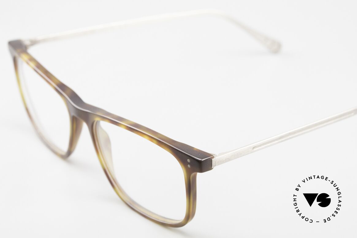 Gernot Lindner GL-502 925 Silver Frame Acetate, all of his "GL" models are made of real 925 silver, Made for Men and Women