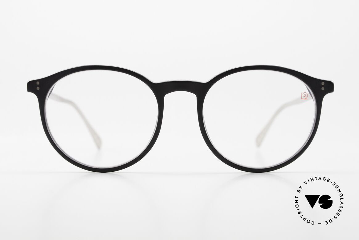 Gernot Lindner AI Panto 925 Silver Panto Acetate, G. Lindner is the founder of the company LUNOR, Made for Men and Women