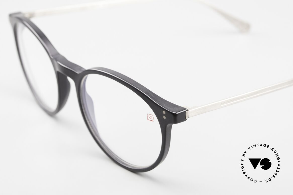 Gernot Lindner AI Panto 925 Silver Panto Acetate, all of his "GL" models are made of real 925 silver, Made for Men and Women