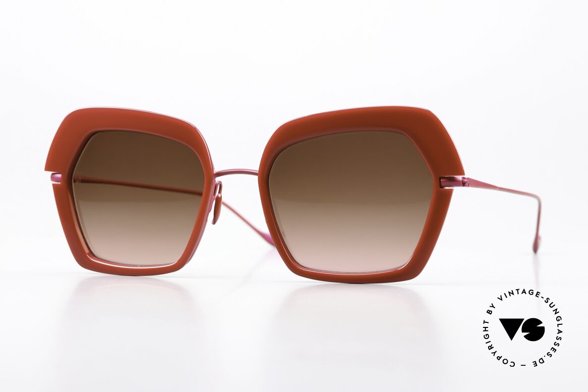 Caroline Abram Warda Feminine Designer Shades, Caroline Abram sunglasses, Warda, size 53-19, Made for Women