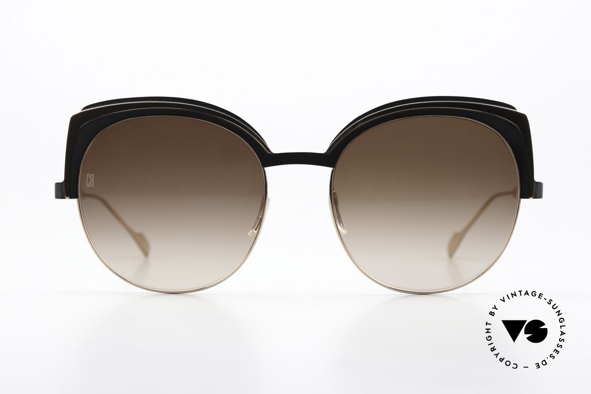 Caroline Abram X-Quise 1 Large Sixties Style Design, a pair of magical women's shades from Paris, Made for Women