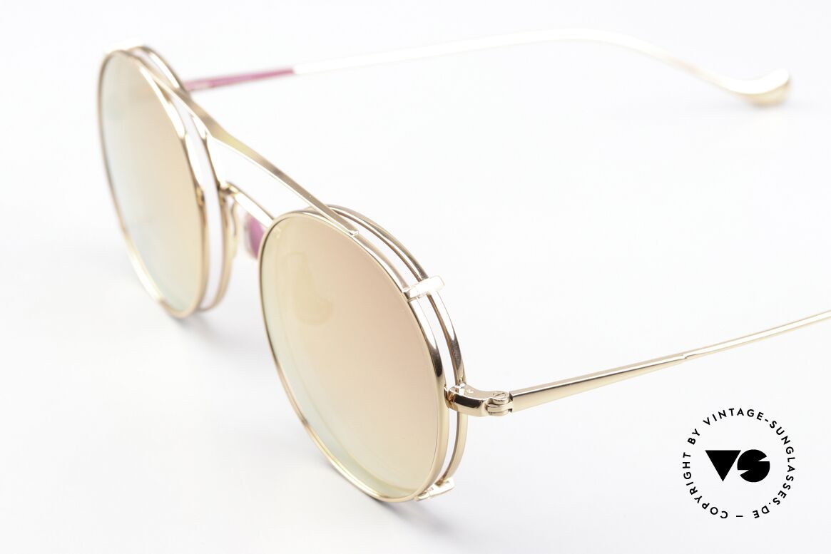 Caroline Abram Virginia Ladies Sunglasses Clip-On, symbolic of the Sixites vintage style of Miami, Made for Women