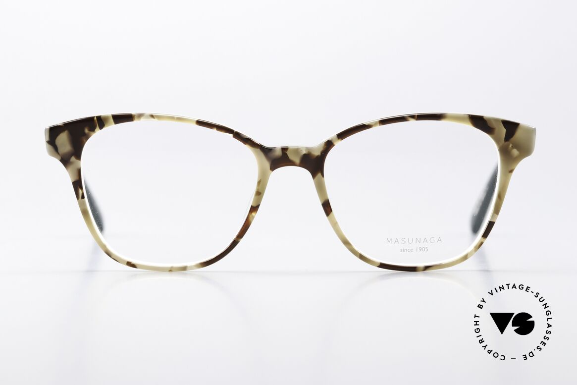 Masunaga 062 Acetate Frame For Ladies, traditional JAPANESE craftsmanship since 1905, Made for Women