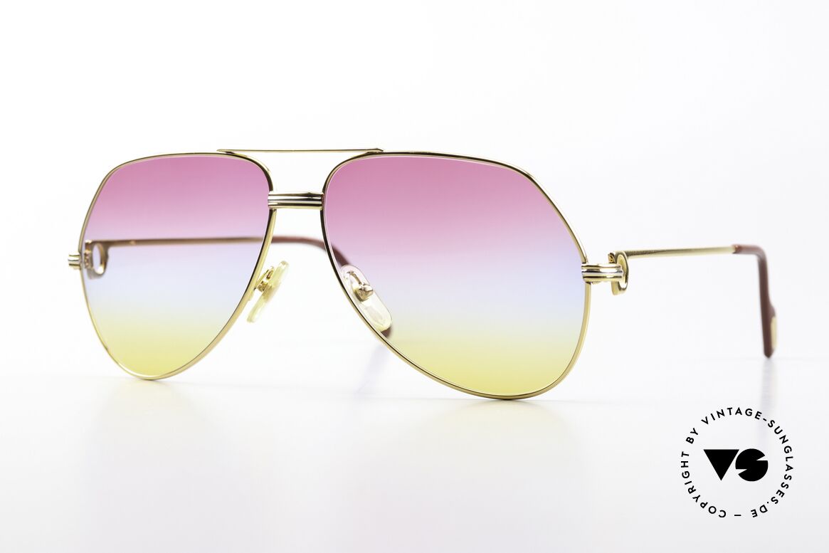 Cartier Vendome LC - L Rare Luxury Aviator Shades, Vendome = the most famous eyewear design by CARTIER, Made for Men and Women
