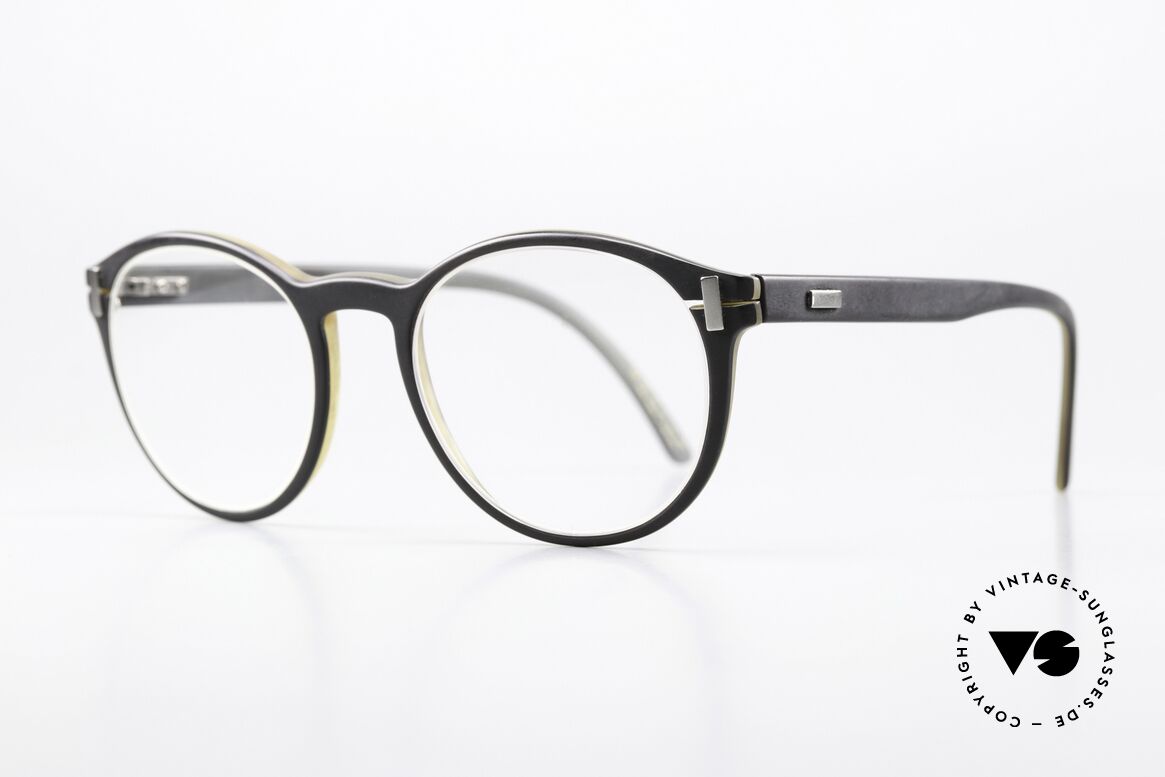 Hoffmann V7773 Luxury Natural Eyewear, V-Line = thinnest and lightest horn glasses, worldwide!, Made for Men and Women