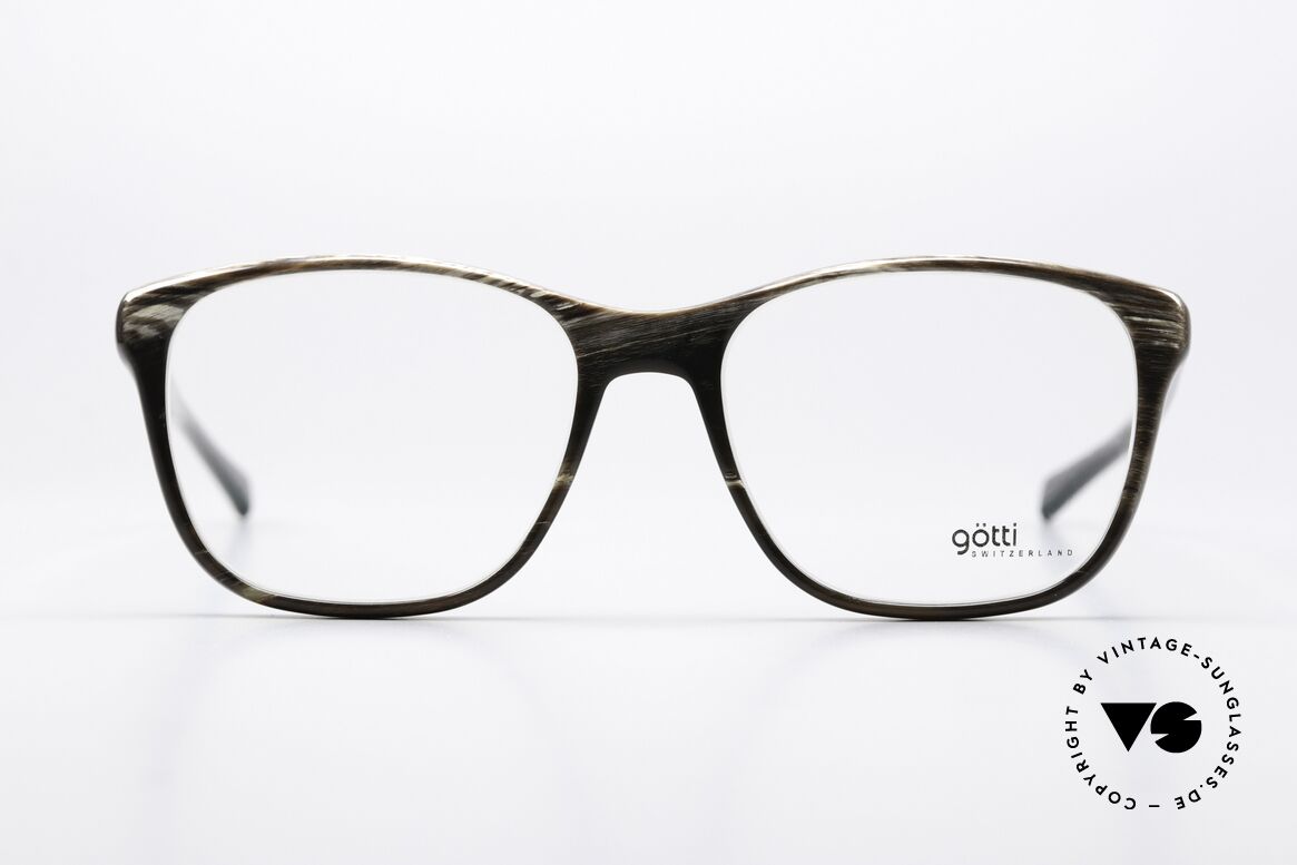 Götti Bogart Genuine Horn Eyeglasses, rare designer piece (made of genuine buffalo horn), Made for Men and Women