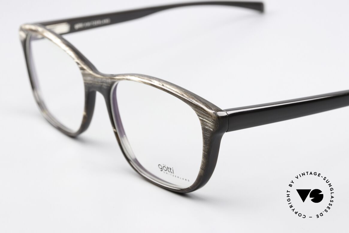 Götti Bogart Genuine Horn Eyeglasses, every model (made of horn) looks individual / unique, Made for Men and Women