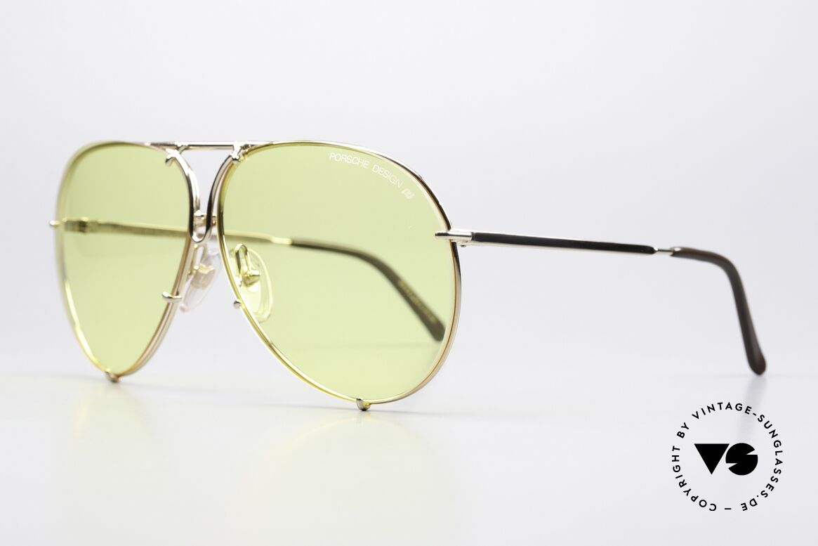 Porsche 5623 Ultra Rare Yellow PD Lenses, HIGH-END yellow KALICHROME lenses (for twilight), Made for Men