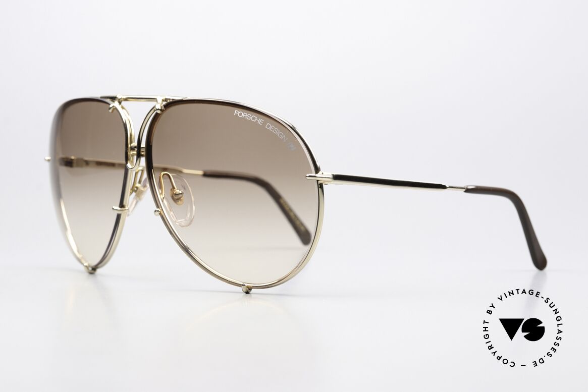 Porsche 5623 Black Mass Movie Sunglasses, the legend with interchangeable lenses; true vintage, Made for Men and Women