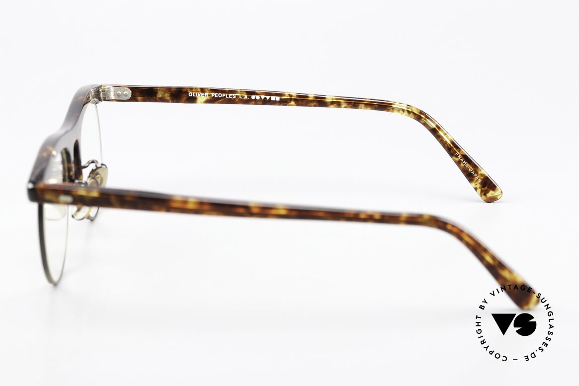 Oliver Peoples OP4 90's Frame Made In Japan, never worn (like all our vintage Oliver Peoples eyewear), Made for Men and Women