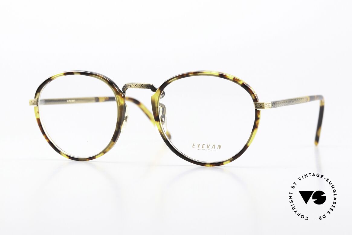 Eyevan DD22 90's Frame Made In Japan, vintage EYEVAN designer glasses from the 1990's, Made for Men and Women