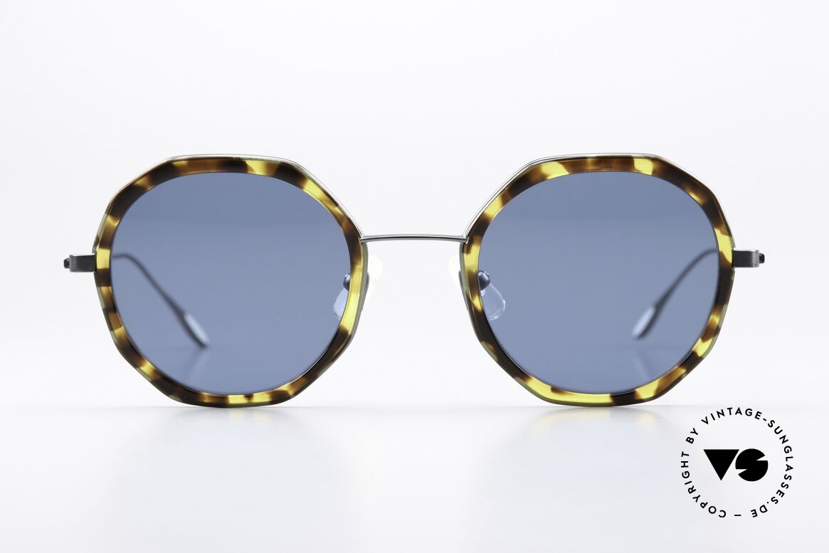 Yuichi Toyama K.Kelly Nonagonal Sunglasses, interesting designer sunglasses made of ß-TITANIUM, Made for Men and Women