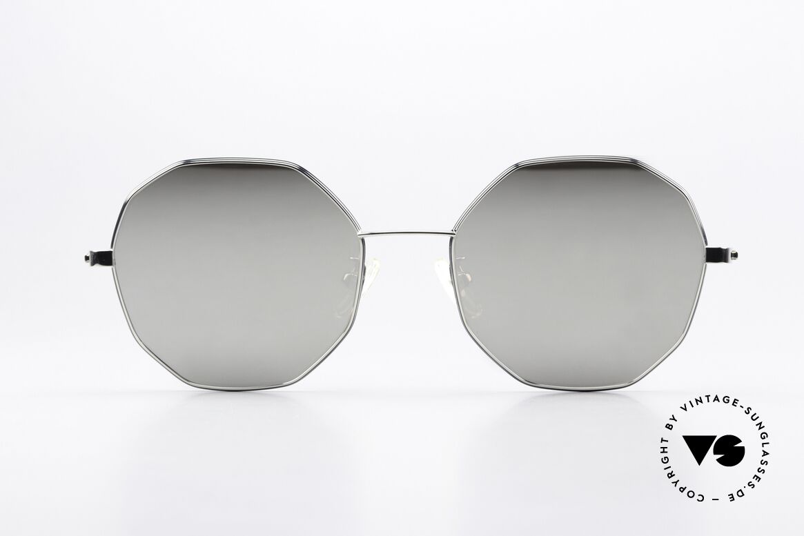 Yuichi Toyama US-013 Silver Mirrored Sunnies, Yuichi Toyama sunglasses, mod. US-013, size 54/19, Made for Men and Women