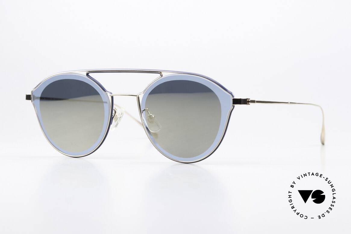 Yuichi Toyama US-016 Elegant Mirrored Sunnies, Yuichi Toyama sunglasses, mod. US-016; 54/19, Made for Women