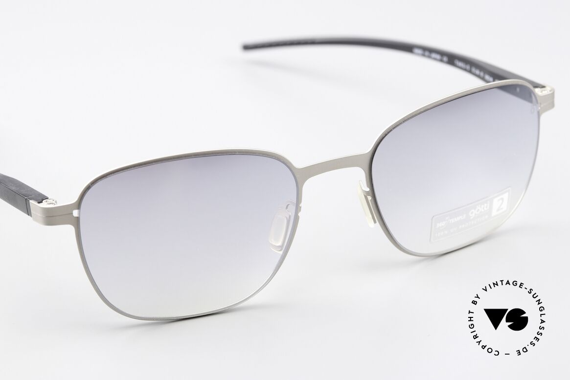 Götti Taku-S Super Light Titanium Shades, unworn designer piece from 2016, with hard case, Made for Men and Women