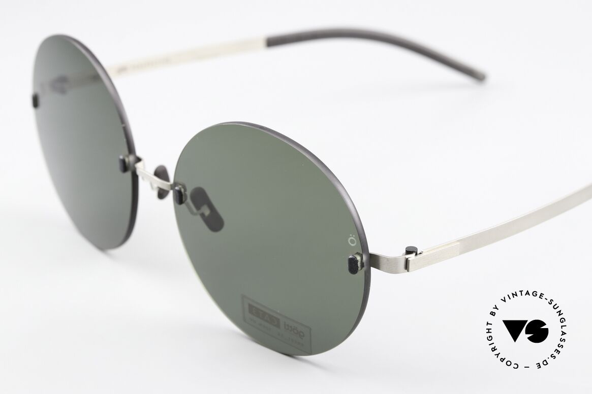 Götti Perspective PRS02 Rimless Round Sunglasses, stylish, elegant, luxurious, innovative, different!, Made for Men and Women