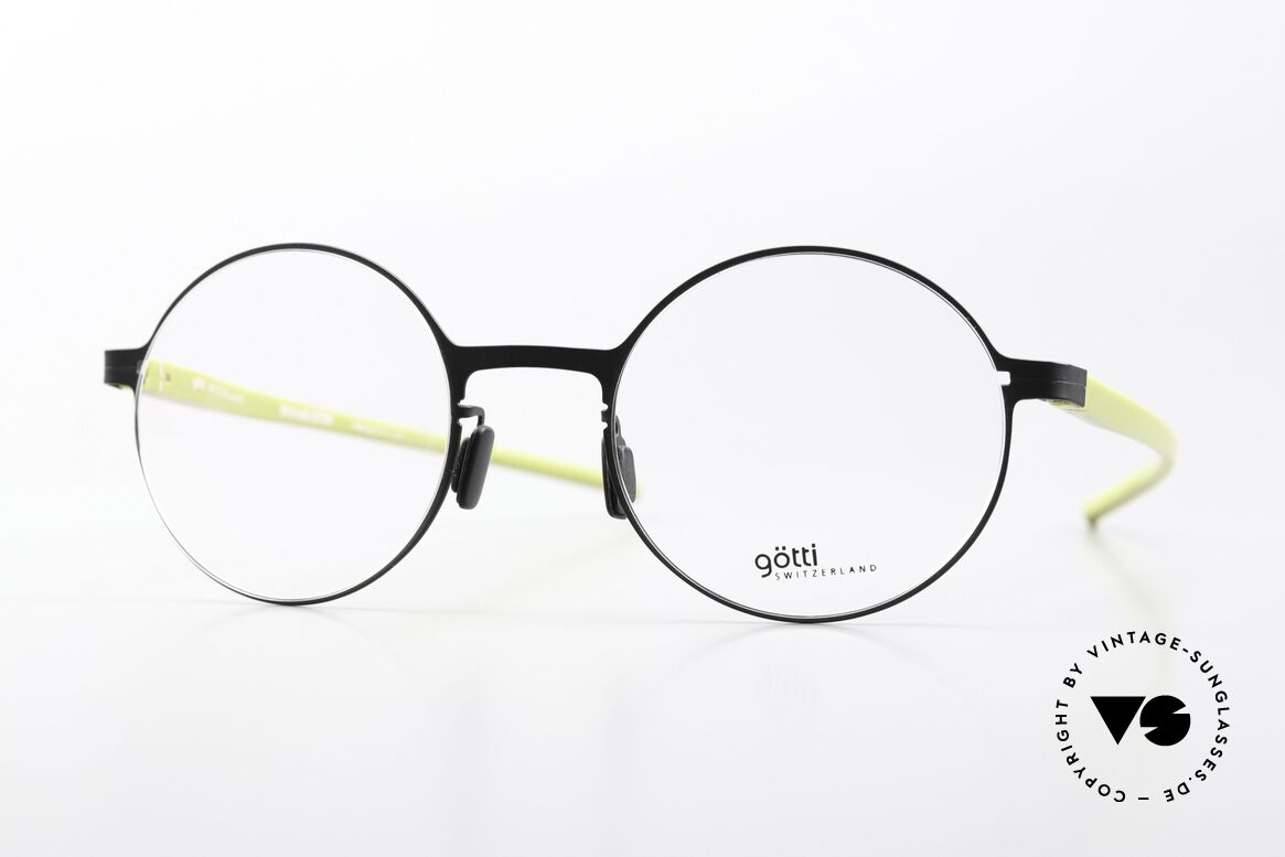 Götti Tamal Round Titan Eyeglasses, Götti / Goetti eyeglasses, Tamal in size 48/20, Made for Men and Women