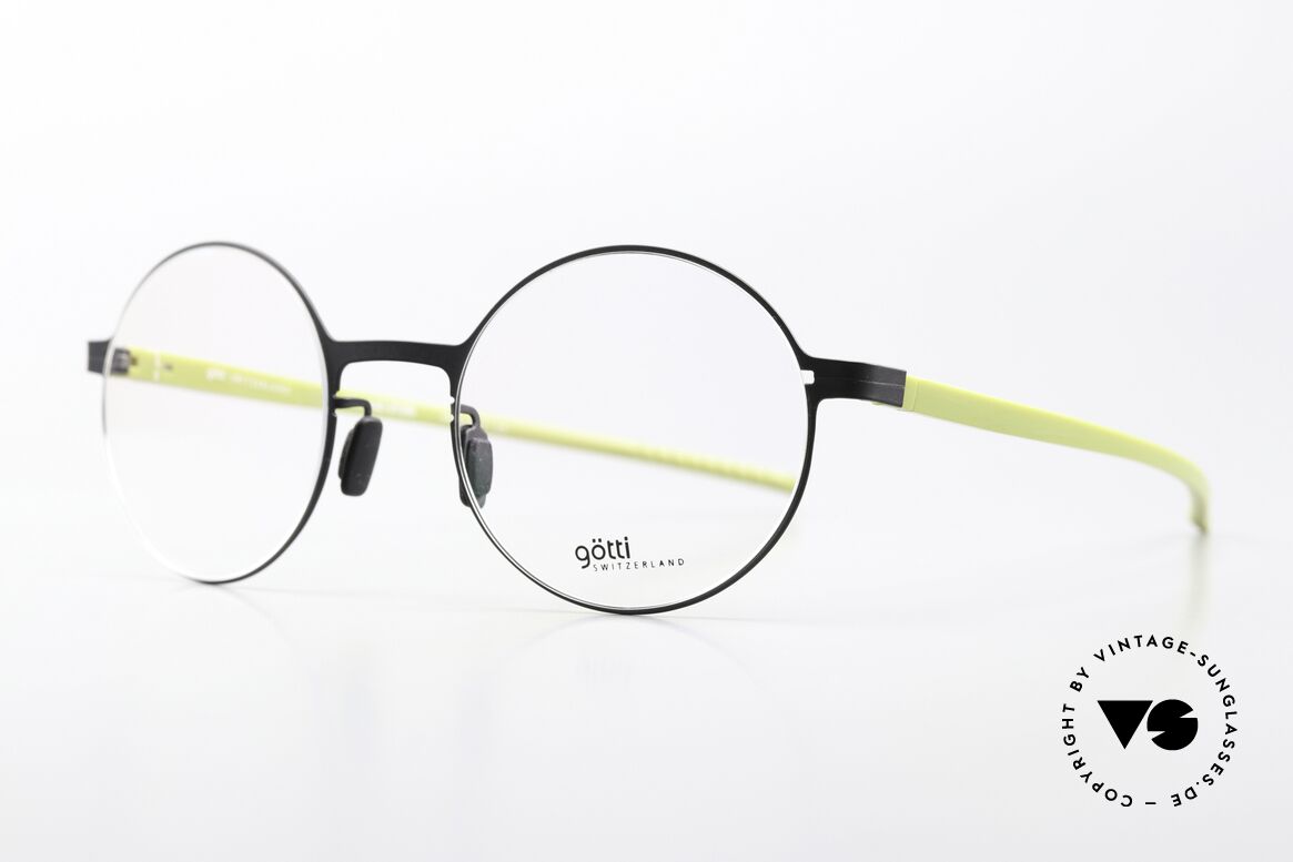 Götti Tamal Round Titan Eyeglasses, tangible top quality; timeless in color and shape, Made for Men and Women
