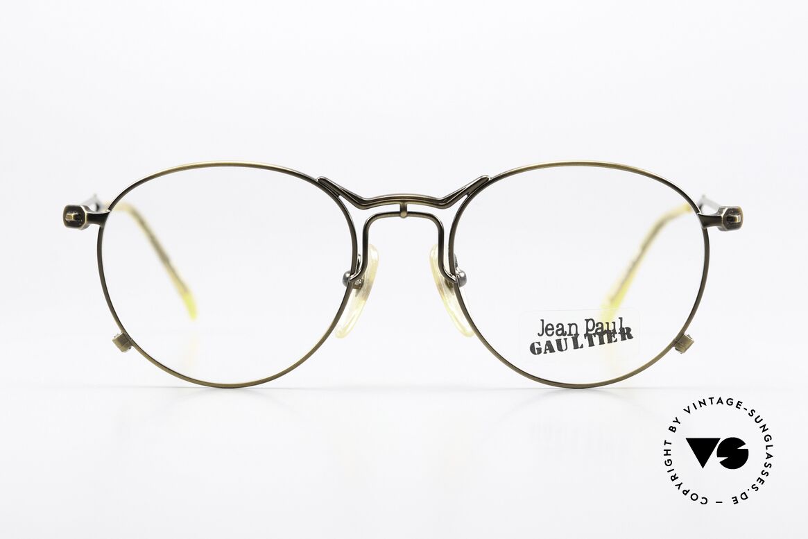 Jean Paul Gaultier 55-2177 Metallic Smoke Gold Frame, costly, unique frame finish: METALLIC SMOKE GOLD, Made for Men and Women
