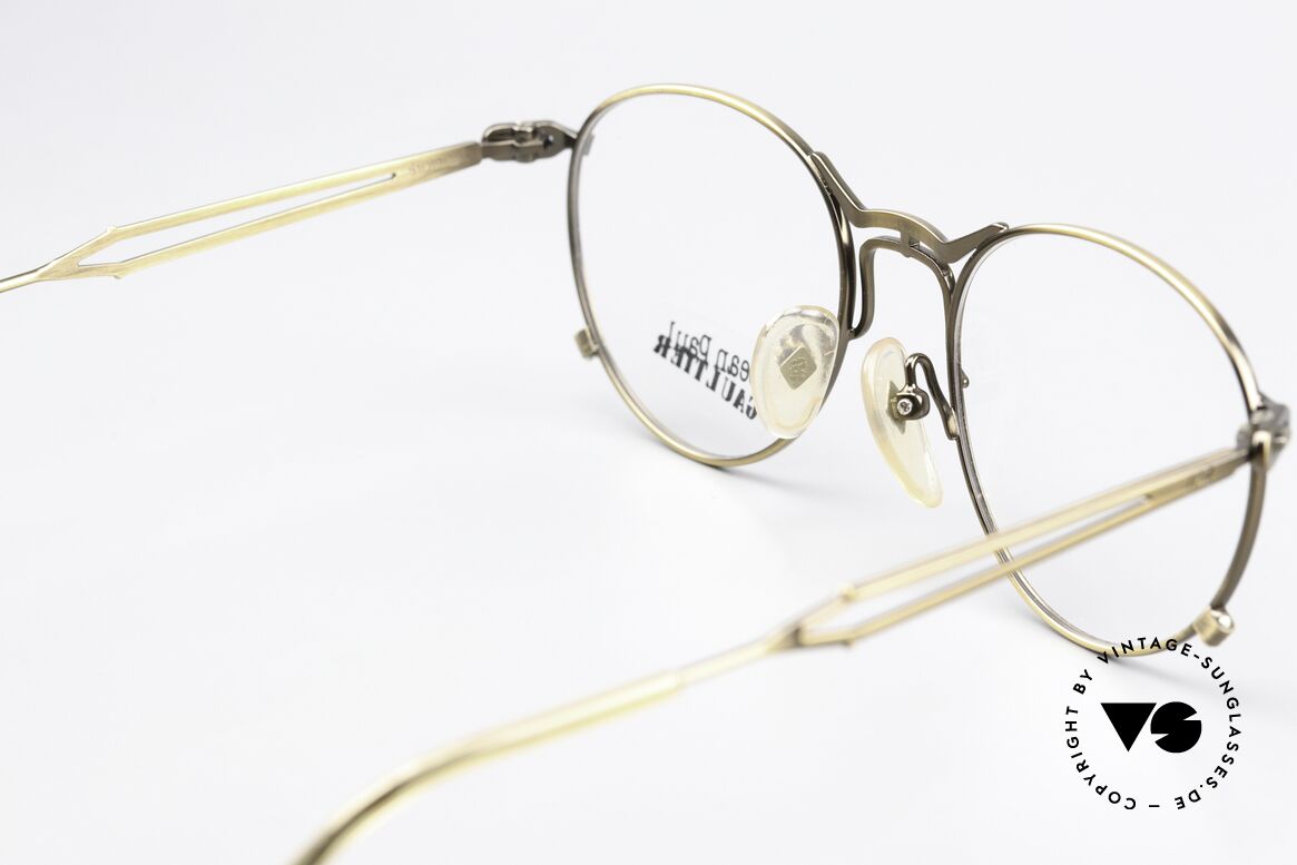 Jean Paul Gaultier 55-2177 Metallic Smoke Gold Frame, Size: medium, Made for Men and Women