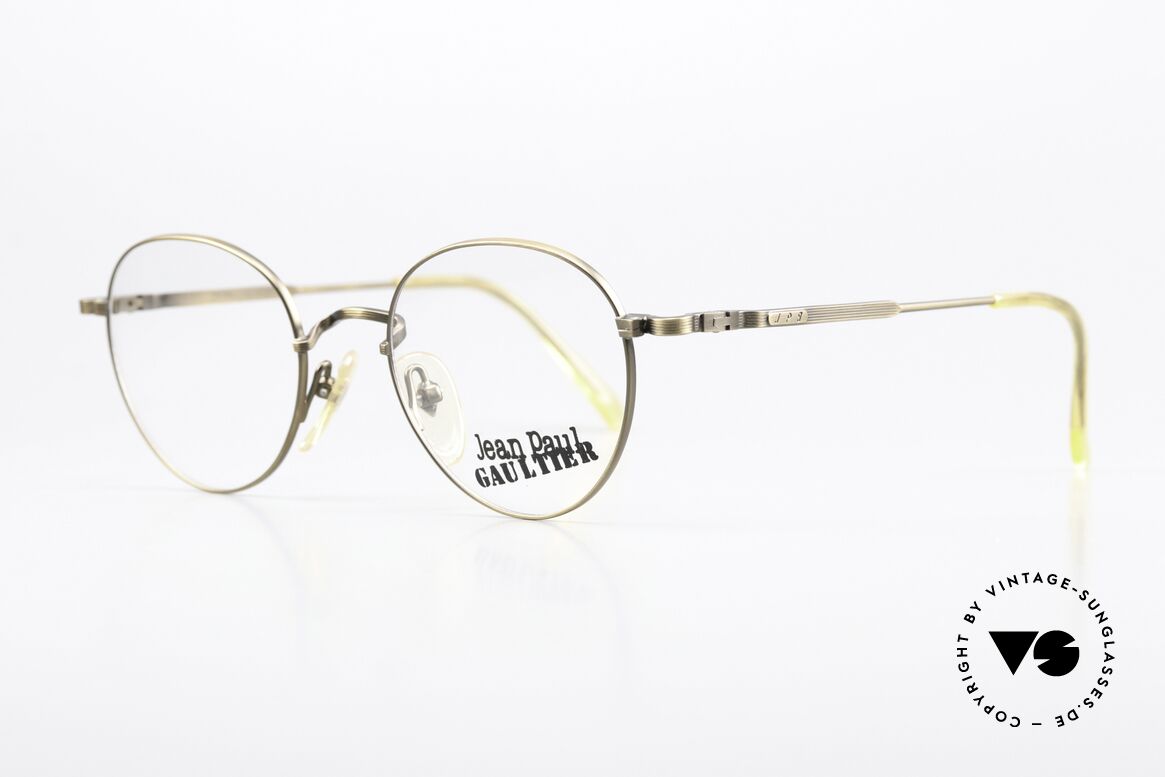 Jean Paul Gaultier 55-1174 Antique Burnt Gold By JPG, also called by Gaultier: "burnt gold" or "antique gold", Made for Men and Women