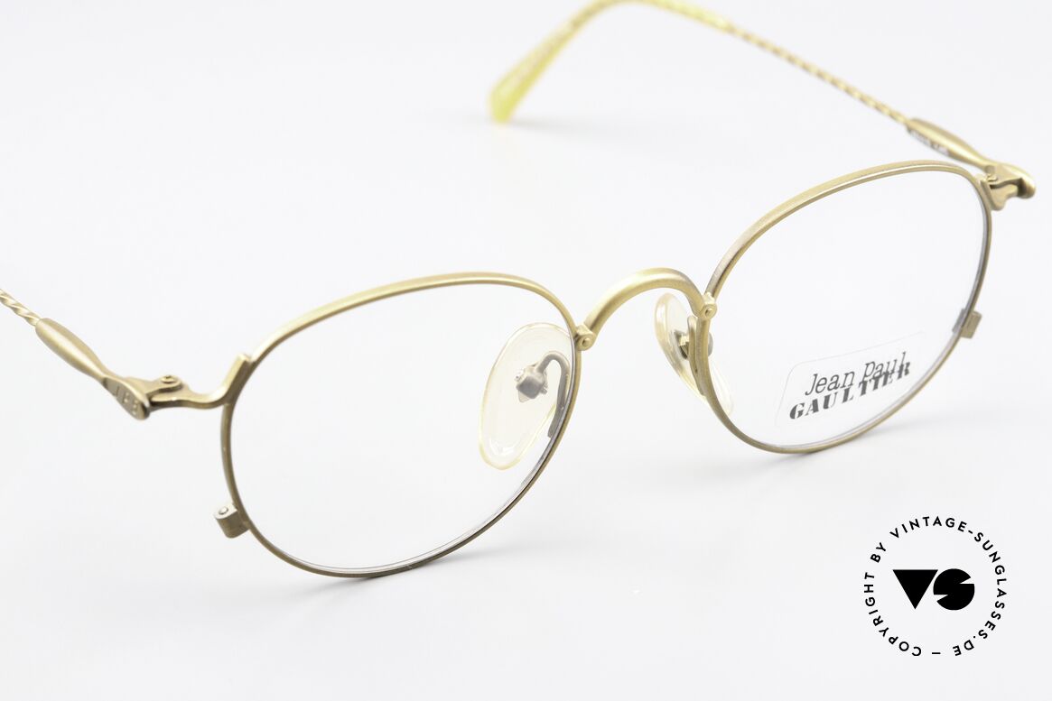 Jean Paul Gaultier 55-2172 Vintage Round Eyeglasses, unused (like all our rare J.P.G vintage eyewear), Made for Men and Women