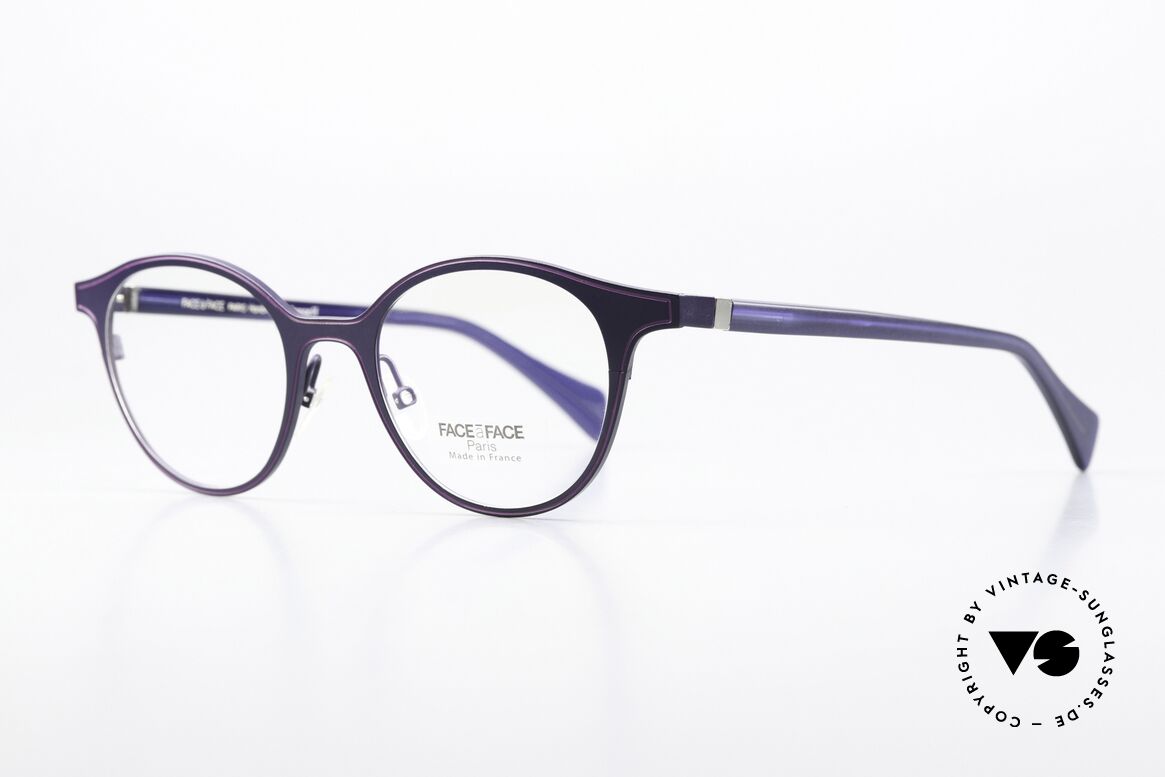 Face a Face Vicky 2 Interesting Women's Glasses, metal front with very fine lines, discreetly colored, Made for Women