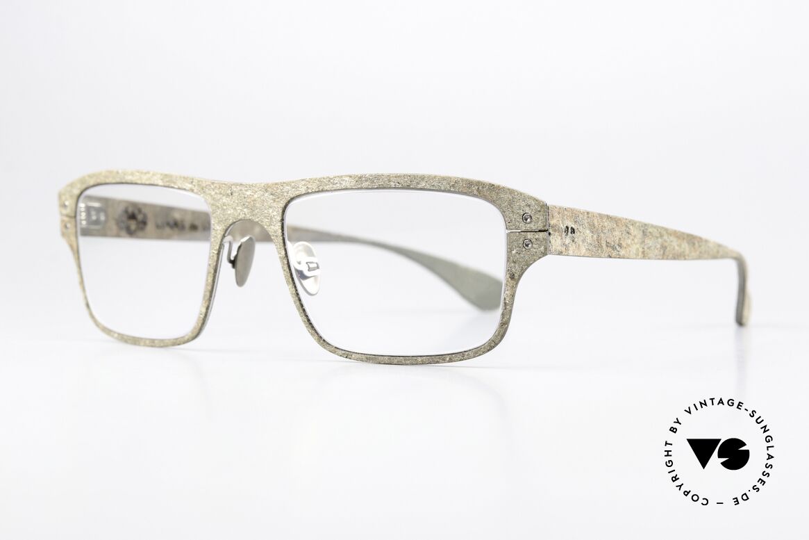 Lucas de Stael Petrus P11 Genuine Cow Leather + Stone, incredibly made of metal, stone and leather; vertu!, Made for Men