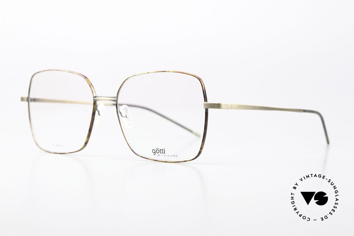 Götti Daria Ladies Titanium Glasses, tangible top quality; timeless in color and shape, Made for Women