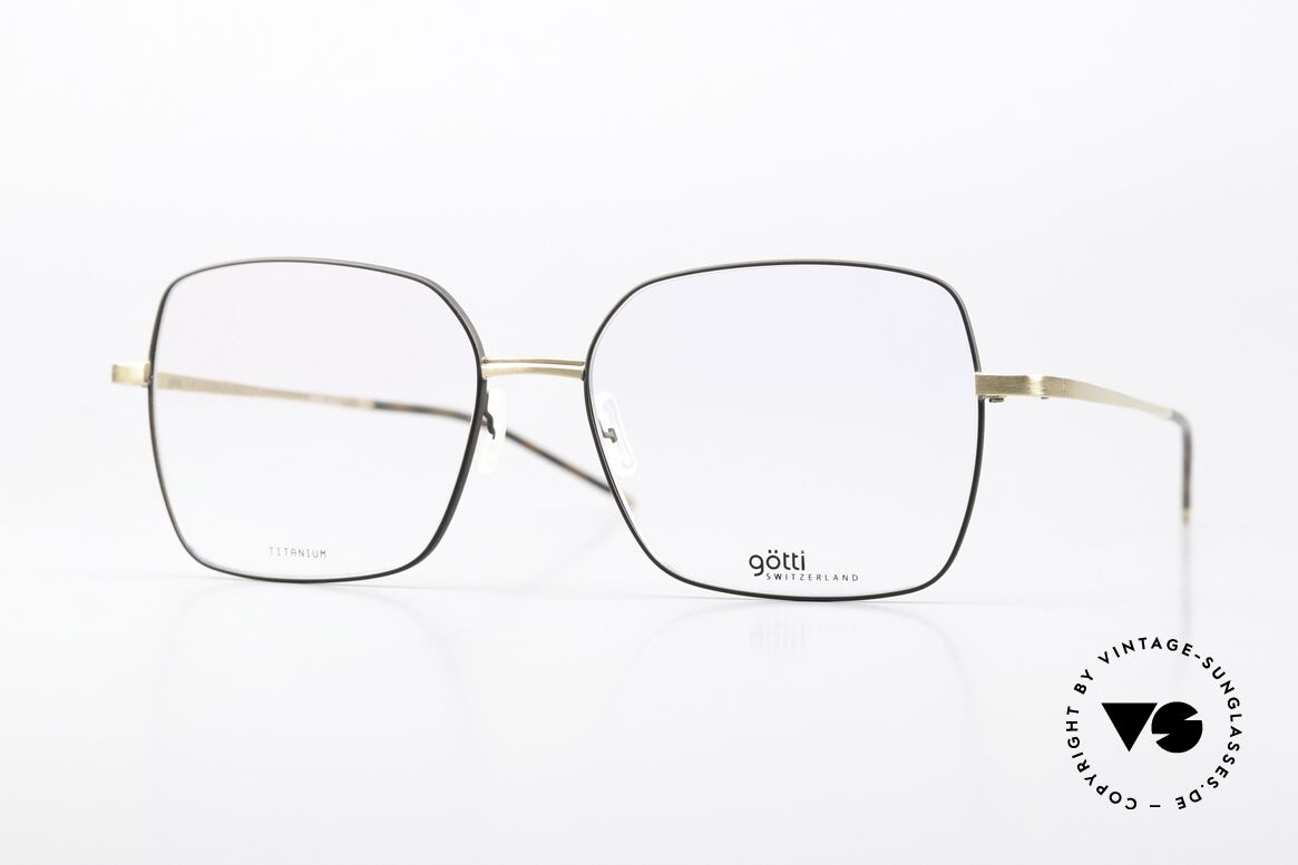 Götti Daria Beautiful Titanium Eyewear, Götti / Goetti glasses Daria, BRM-G in size 53/15, Made for Women