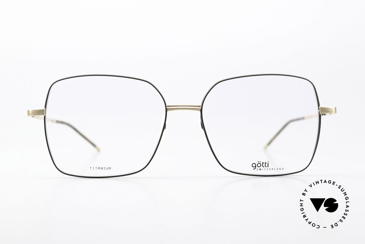 Götti Daria Beautiful Titanium Eyewear, Götti / Goetti glasses Daria, BRM-G in size 53/15, Made for Women