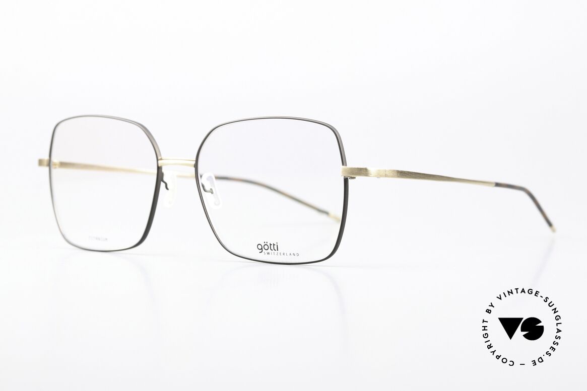 Götti Daria Beautiful Titanium Eyewear, tangible top quality; timeless in color and shape, Made for Women