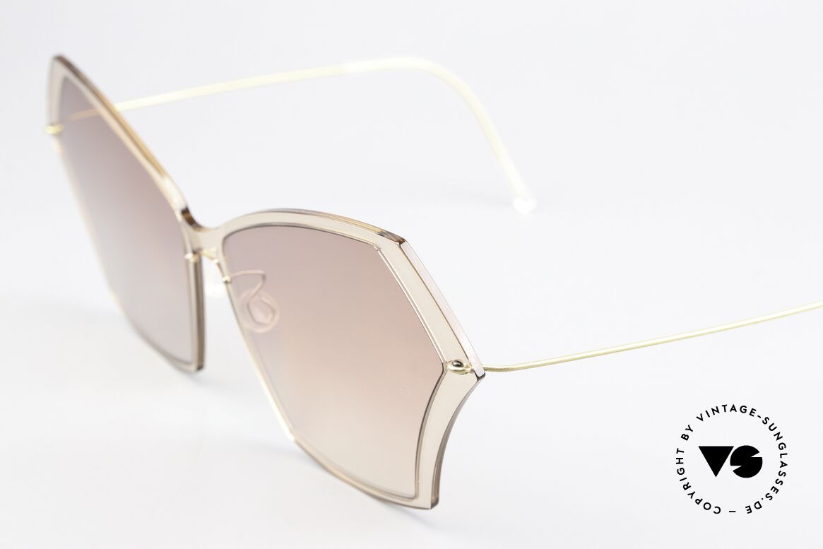 Lindberg 8328 NOW Delicate Oversized Design, wafer-thin semi-transparent front: pure lightness, Made for Women