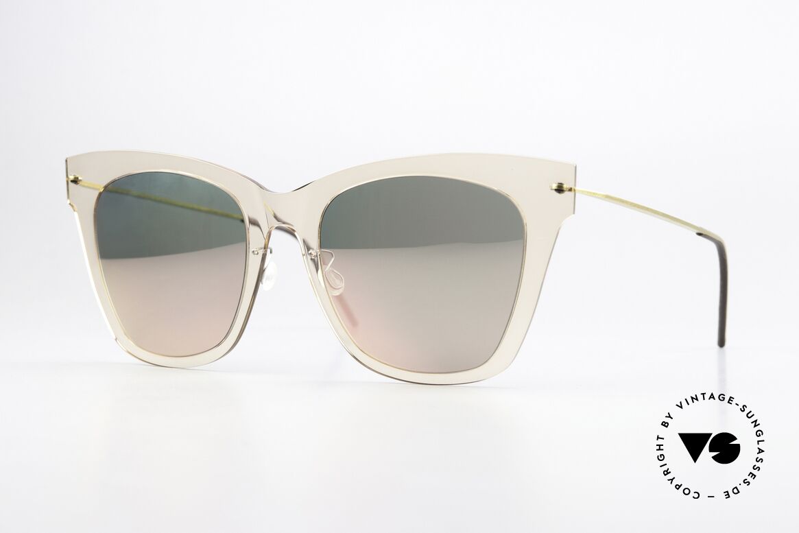 Lindberg 8318 NOW Transparent And Mirrored, brilliant Lindberg N.O.W. women's sunglasses, Made for Women