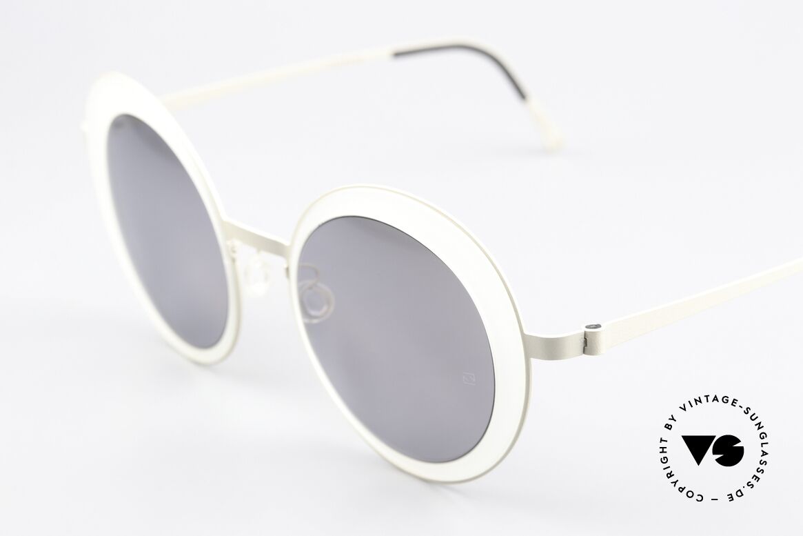 Lindberg 8401 NOW High-Tech Fashion Shades, wafer-thin, ultra-light, semi-transparent front, Made for Women