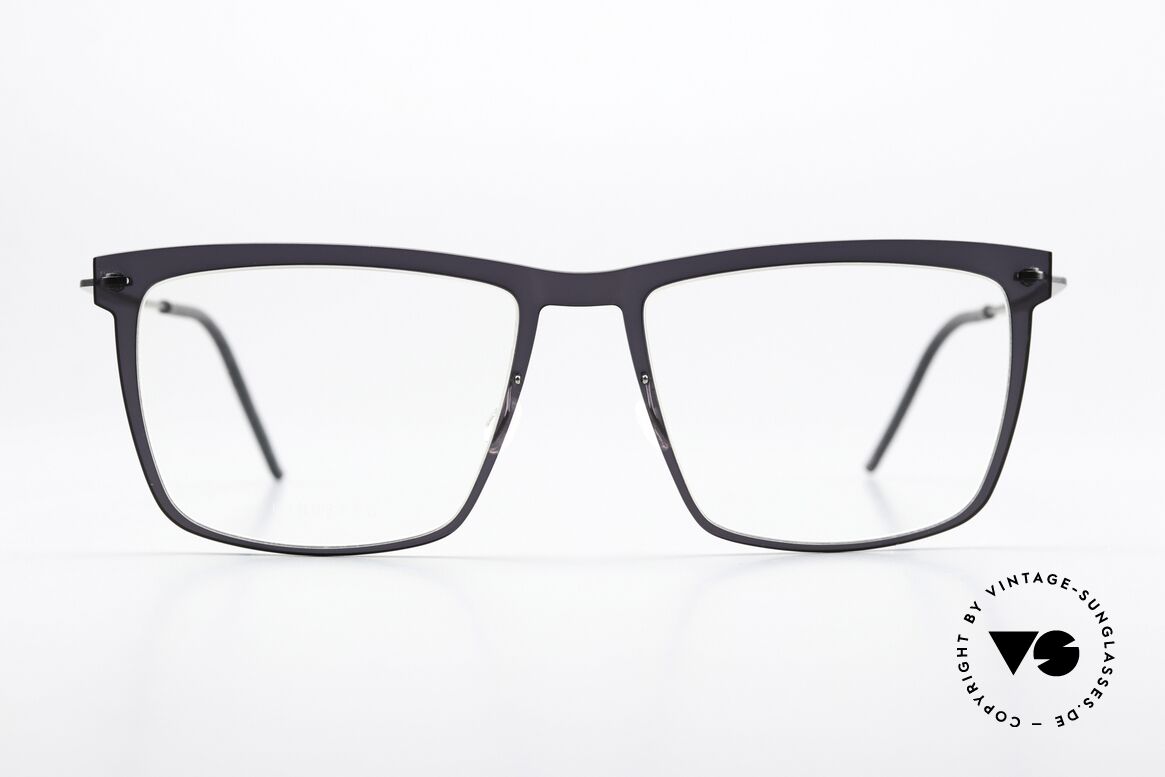 Lindberg 6515 NOW Angular Designer Eyewear, square model 6515, size 54/17, for ladies and gents, Made for Men and Women