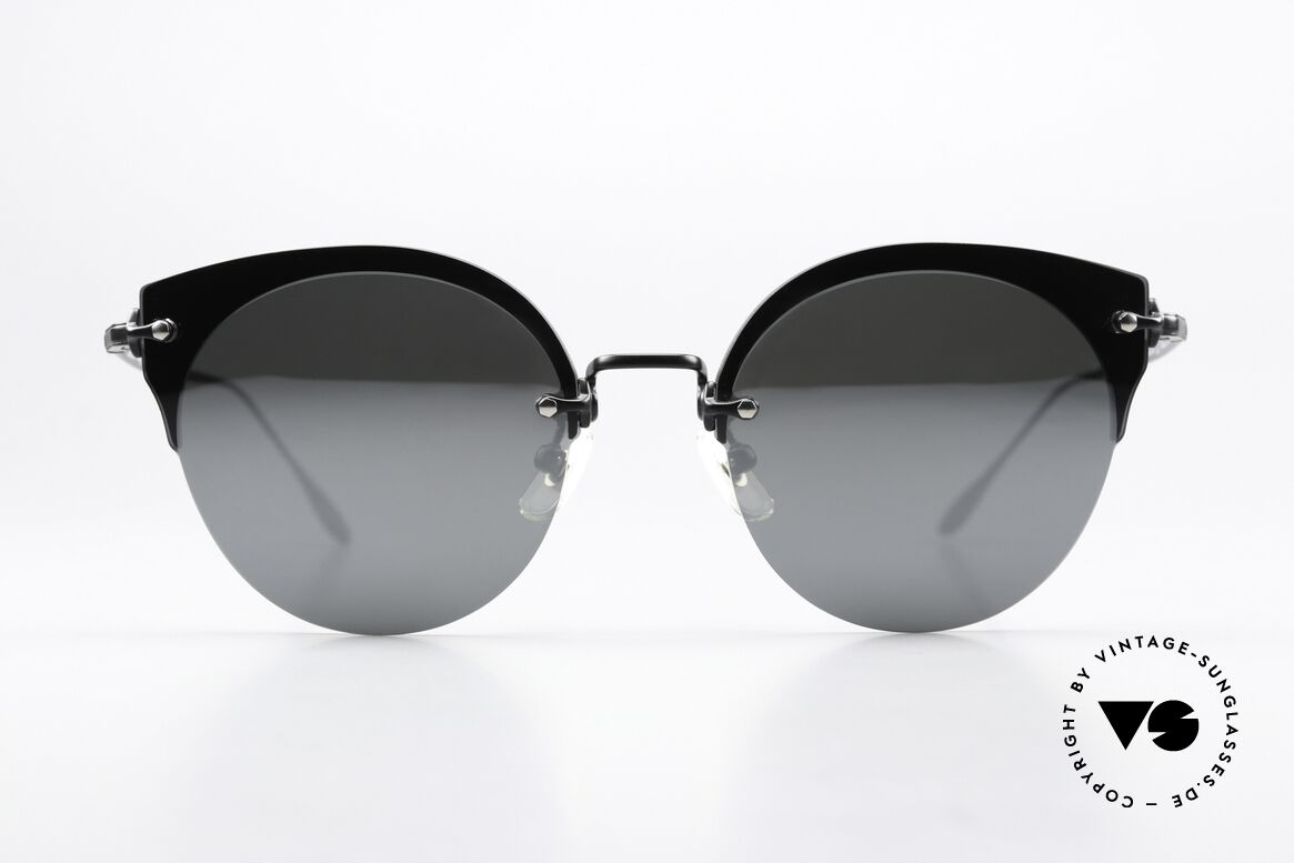 USh by Yuichi Toyama US-005 Women's Shades Mirrored, semi rimless, oversized design + mirrored sun lenses, Made for Women